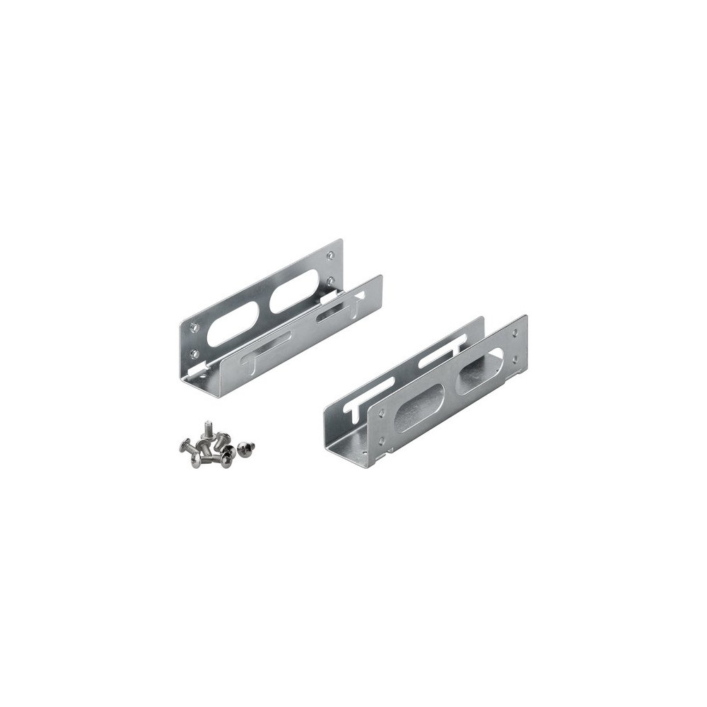 LINK COPPIA FRAME UNIVERSALE IN METALLO CON VITI HD 3,5 PER MONTAGGIO SU ALLOGGIAMENTI 5.25