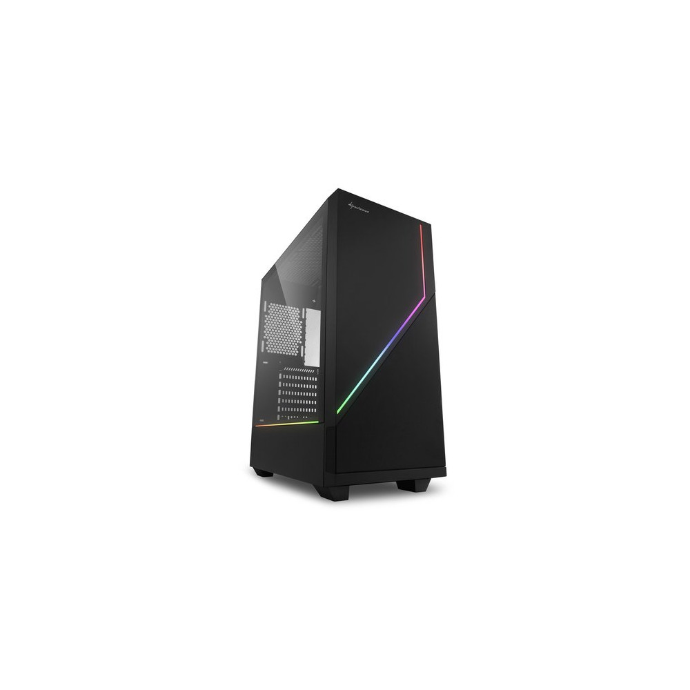 SHARKOON CASE RGB FLOW, ATX, 7 SLOTS EXPANSION, 2 USB 3.0, 1 USB 2.0DRIVE BAY DA 2,5"/3,5"