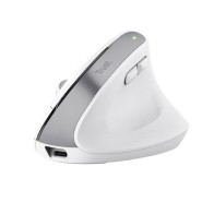 TRUST MOUSE BAYO ERGONOMICO WIRELESS, BIANCO