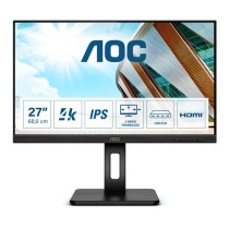 AOC MONITOR 27 LED IPS 4K UHD 16:9 350 CDM, USB-C, DP/HDMI, PIVOT, MULTIMEDIALE