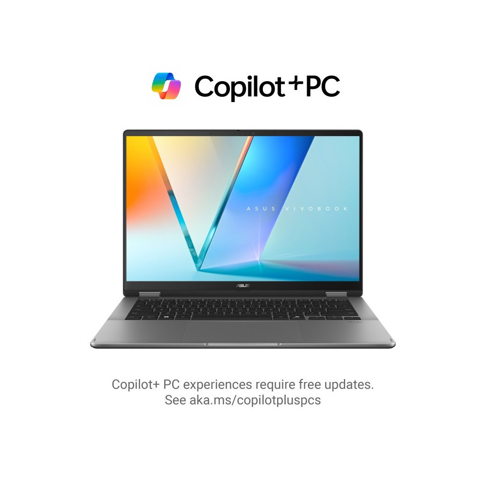ASUS NB 14" TOUCH VIVOBOOK FLIP ULTRA 5 226V 16GB 512GB SSD Copilot PC Convertibile Oled + Stylus WI