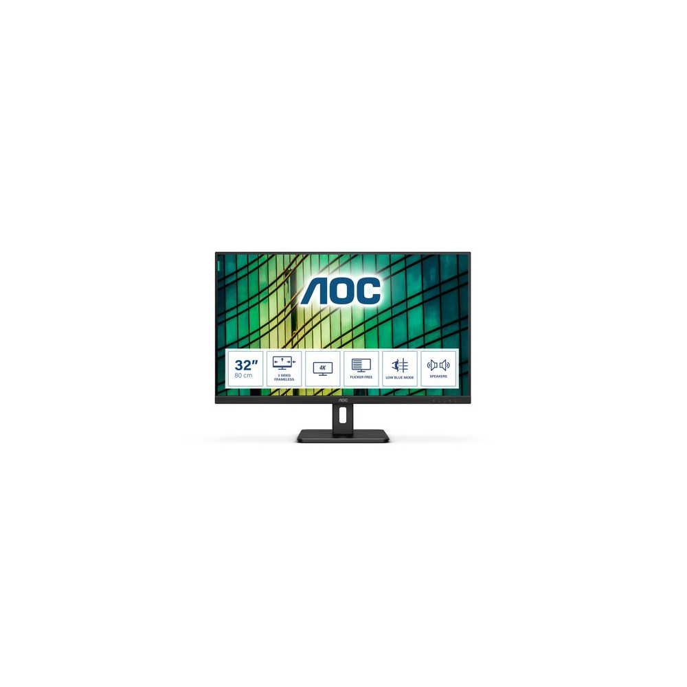 AOC MONITOR 31,5 LED MVA 16:9 4K UHD 4MS 350 CDM, DP/HDMI, MULTIMEDIALE