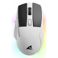 SHARKOON MOUSE SKILLER SGM50 BIANCO CABLATO E WIRELESS, 6400 DPI