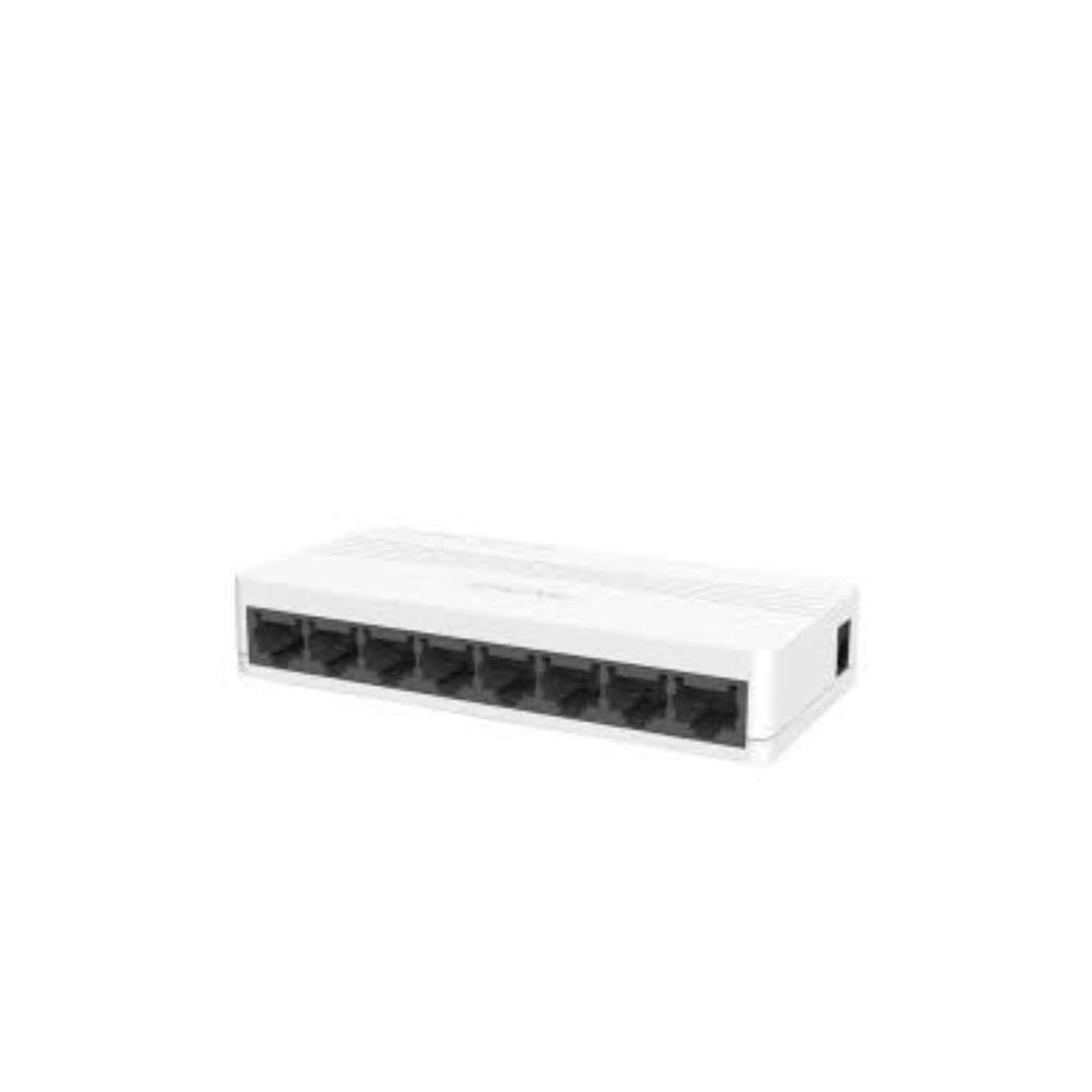 HIKVISION SWITCH L2, UNMANAGED, 8 10/100M RJ45 PORTS, DESKTOP PLASTIC SWITCH