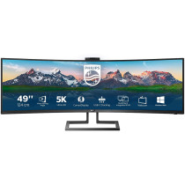 PHILIPS MONITOR CURVO 49 LED VA SUPERWIDE 32:9 5120X1440 5MS 450CDM, HDMI/DP/USB, WEBCAM, DOCKING STATION USB-C, MULTIMEDIALE