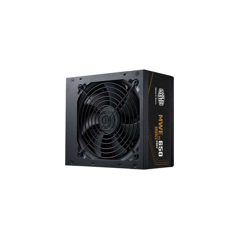 COOLER MASTER ALIMENTATORE MWE BRONZE 650 V3 650W 80+ BRONZE ATX 3.1 120MM FAN