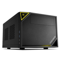 SHARKOON CASE MINI-ITX, 2 SLOT, 37 X 22.5 X 18.0 CM , USB 3.0, USB 2.0, 1X 120 MM FAN (PRE-INSTALLED), DRIVE BAYS 2,5"-SSD