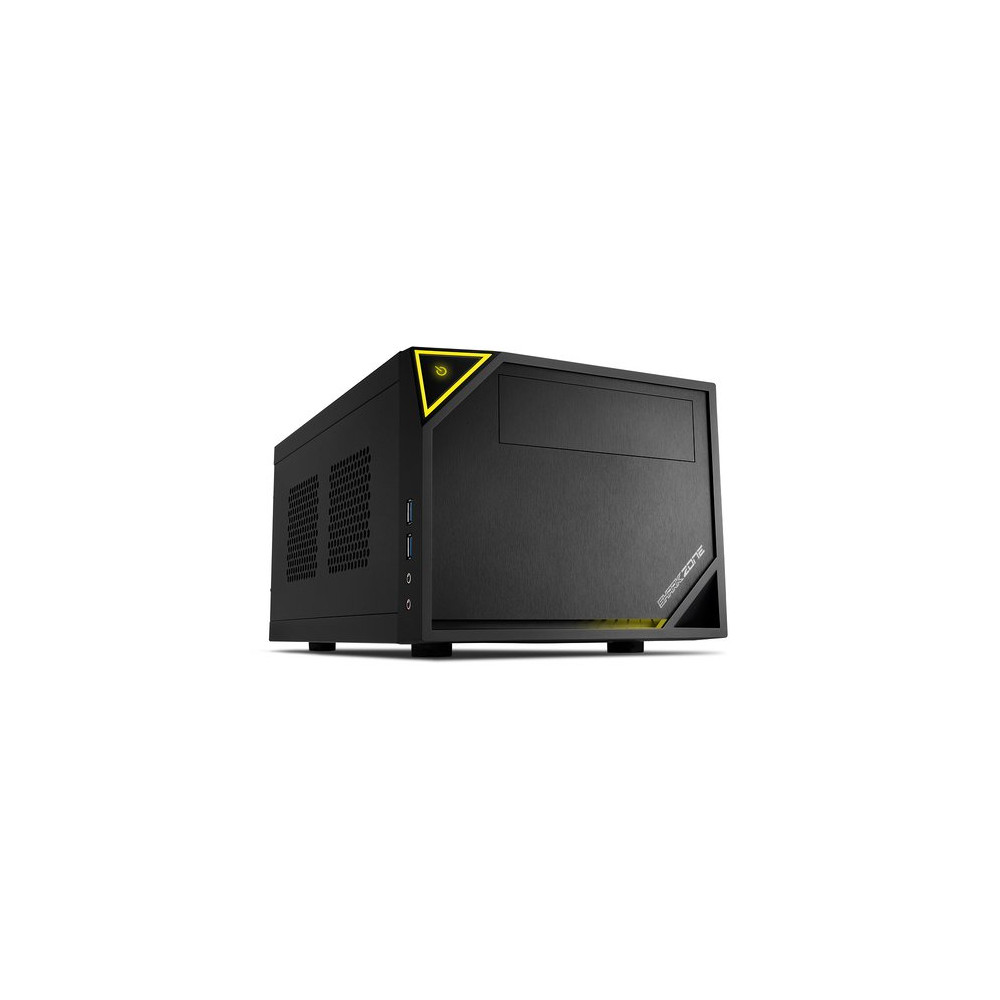 SHARKOON CASE MINI-ITX, 2 SLOT, 37 X 22.5 X 18.0 CM , USB 3.0, USB 2.0, 1X 120 MM FAN (PRE-INSTALLED), DRIVE BAYS 2,5"-SSD