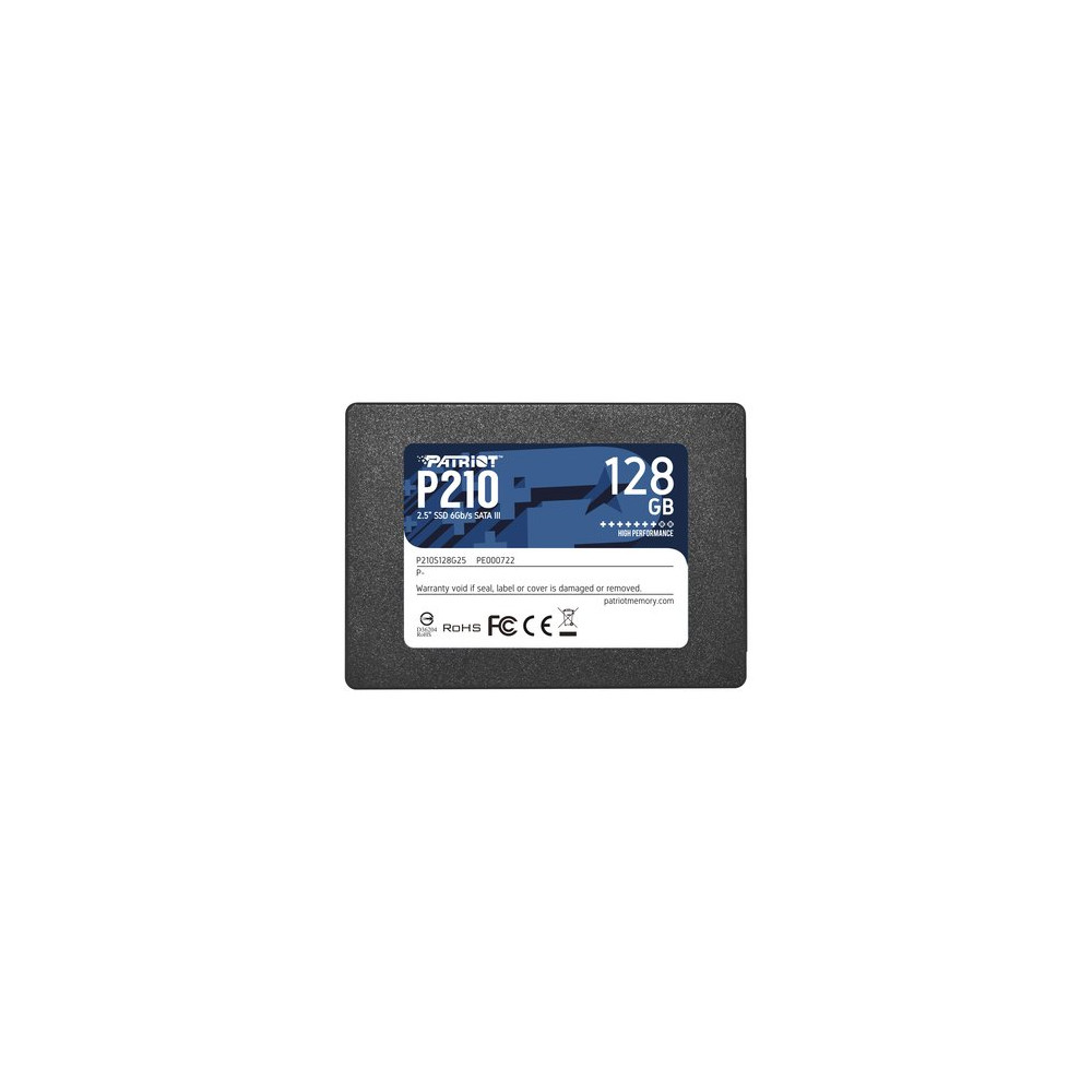 PATRIOT SSD INTERNO P210 128GB 2,5 SATA 6GB/S R/W 450/430
