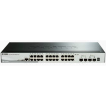 D-LINK SWITCH 28 PORTE 10/100/1000 GIGABIT STACKABLE SMART MANAGED SWITCH INCLUDING 4 10G SFP+ PORTS