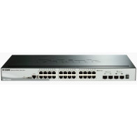 D-LINK SWITCH 28 PORTE 10/100/1000 GIGABIT STACKABLE SMART MANAGED SWITCH INCLUDING 4 10G SFP+ PORTS