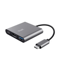TRUST ADATTATORE DALYX 3-IN-1 USB-C