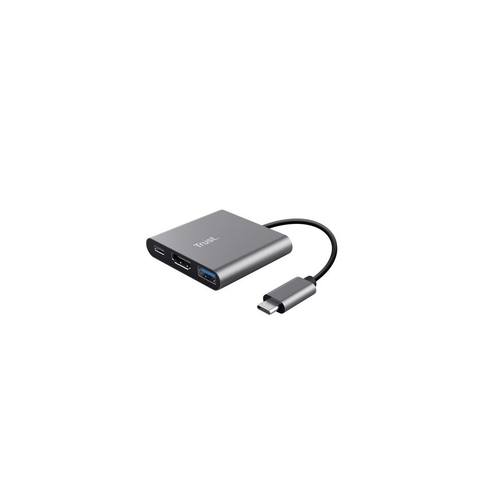 TRUST ADATTATORE DALYX 3-IN-1 USB-C