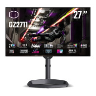 COOLER MASTER MONITOR GAMING 27 OLED 16:9 QHD 0,3 MS 240HZ, DCI-P3 98,5, ADOBE RGB 95,3, PIVOT, USB-C DOCK, DP/HDMI, MULTIMEDIAL