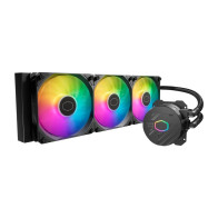 COOLER MASTER DISSIPATORE A LIQUIDO MASTERLIQUID 360 CORE II SKT UNIVERSALE 3X120MM ARGB FANS NERO