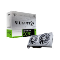 MSI VGA GEFORCE RTX 5070, RTX 5070 12G VENTUS 2X OC WHITE, 12GB GDDR7, HDMI/DP3, DUAL FAN, OC