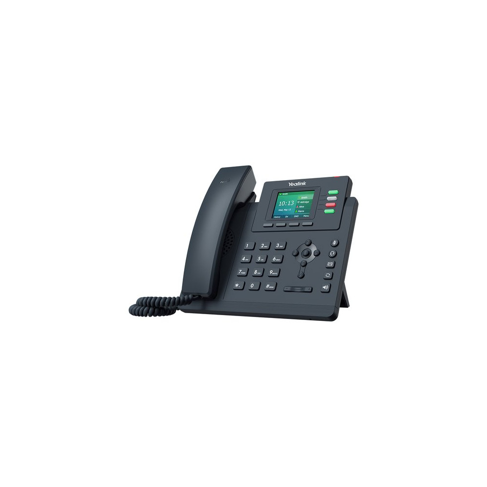 YEALINK TELEFONO VOIP 2XLAN GIGABIT POE, AUDIO HD OPUS, DISPLAY A COLORI, 1XRJ9, 2 LINEE SIP