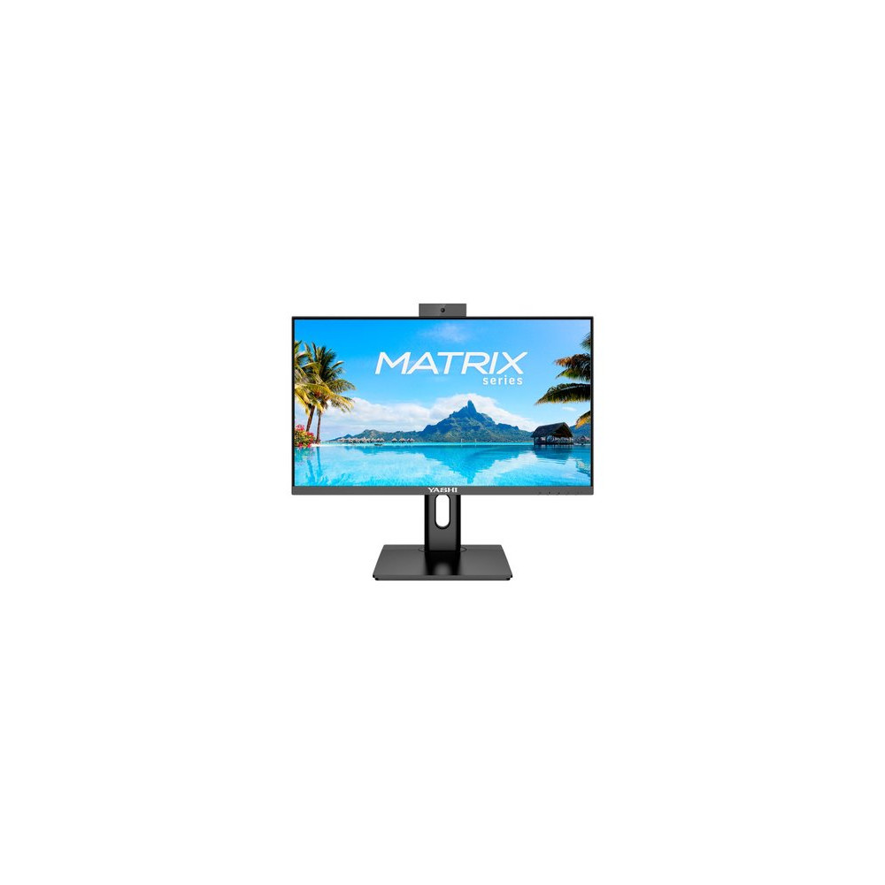 YASHI MONITOR 27 LED IPS 16:9 FHD 1MS 120hz, 350 CDM, PIVOT, WEBCAM, USB-C, DP/HDMI, MULTIMEDIALE