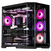 ITEK CASE DARK CAVE AKU - GAMING  TOWER, ATX, 4X12CM ARGB FAN, USB3, TYPE-C, TEMP GLASS SIDE   FRON