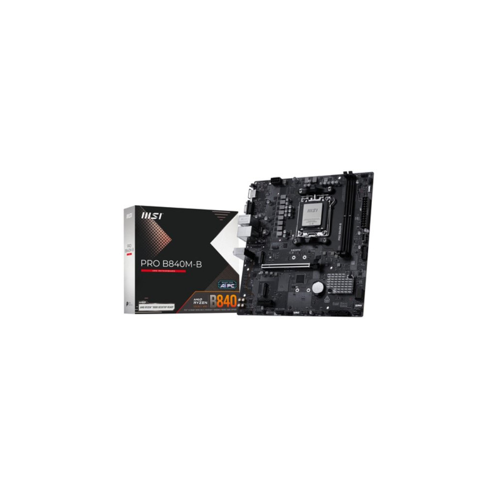 MSI MB MS-7E76PRO B840M-B601-7E76-020,21801-7E76-002STD PRO B840M-B,B840,AM5,2DDR5,1PCI-Ex16,1PC