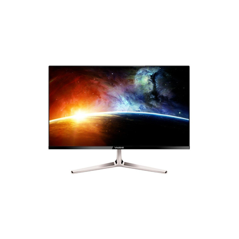 YASHI MONITOR 24 LED IPS 16:9 FHD 2MS 350CDM,  VGA/ HDMI,  MULTIMEDIALE