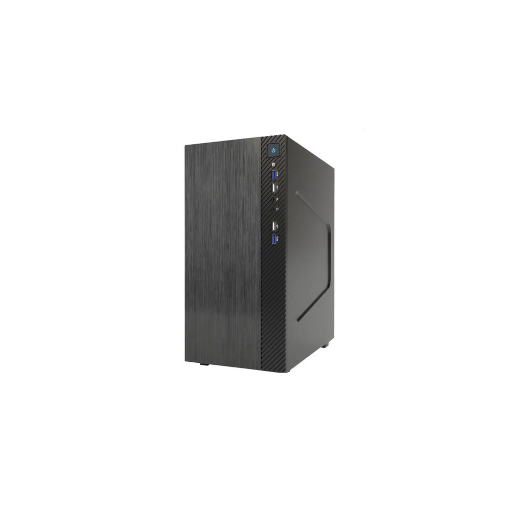 ITEK CASE SMALLCOM-B - MINI TOWER,  MATX, 2XUSB3, 2XUSB2, BRUSHED