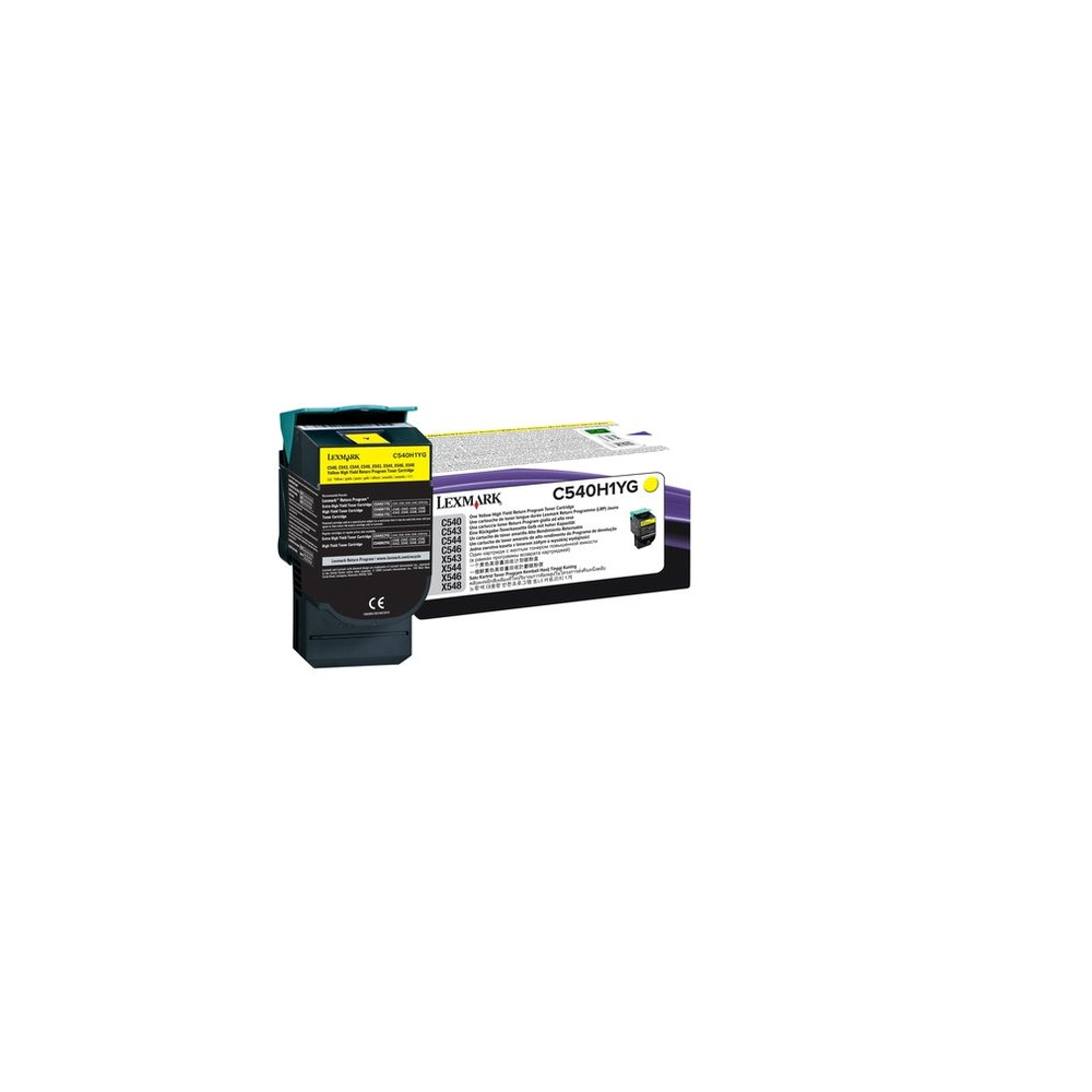 LEXMARK TONER GIALLO ALTA RESA RET.PROG C54X X54X 2K PAG