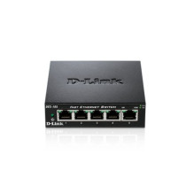 D-LINK SWITCH 5 PORTE 10/100 CASE METALLICO