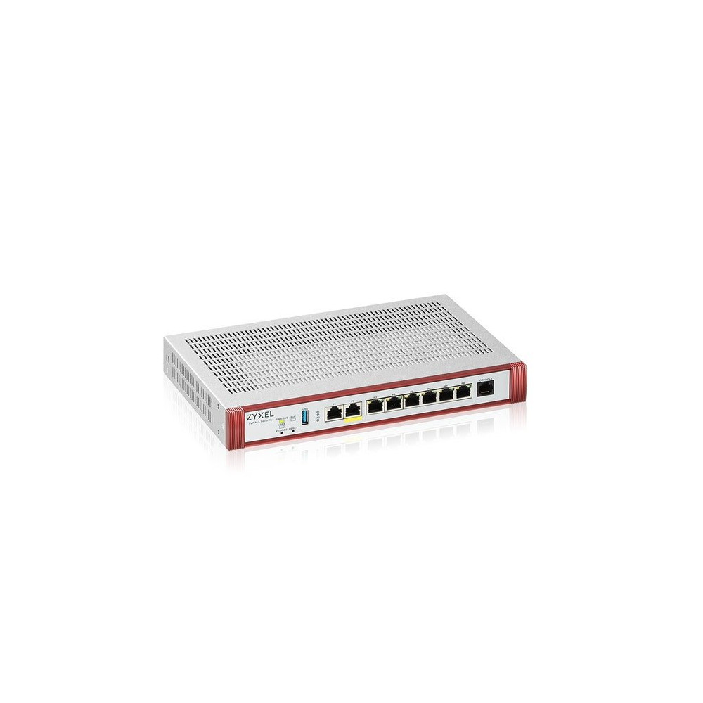 ZYXEL FIREWALL CONS. 50 UTENTI, BANDA FINO A 5GB, 1P2,5GBPOE+1P2,5GB+6PGB LAN/WAN, DESKTOP/RACK, 1Y