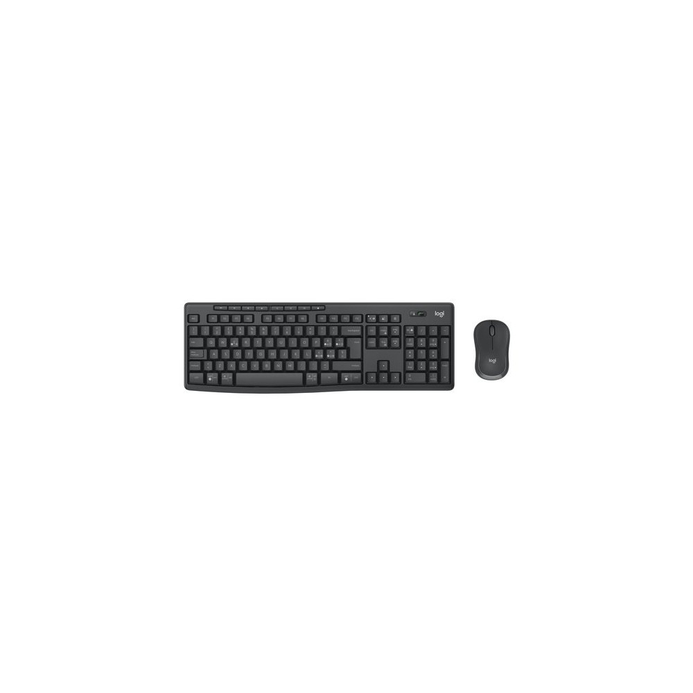 LOGITECH BUNDLE TASTIERA WIRELESS+MOUSE DESKTOP MK370 SILENT COMBO, USB, LAYOUT ITA, COLORE NERO