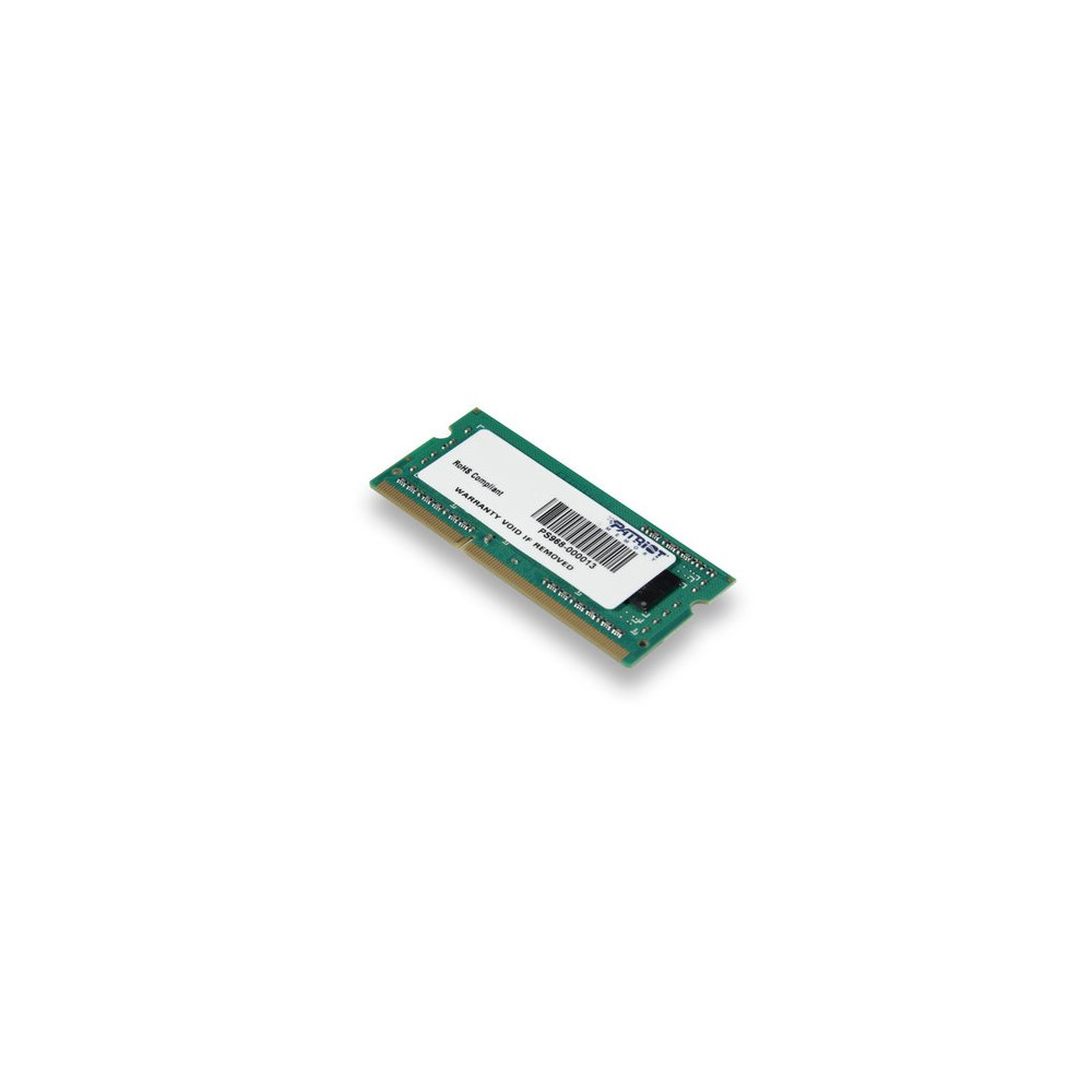 PATRIOT RAM SODIMM 4GB DDR3 1600MHZ