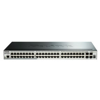 D-LINK SWITCH 52 PORTE GIGABIT POE MANAGED, INCLUDE 4 PORTE 10G SFP+