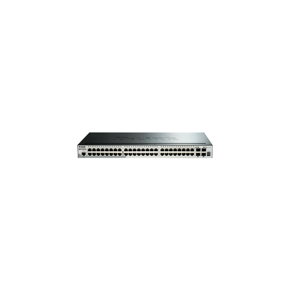 D-LINK SWITCH 52 PORTE GIGABIT POE MANAGED, INCLUDE 4 PORTE 10G SFP+