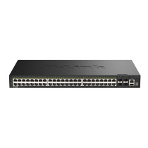 D-LINK SWITCH 52-PORT GIGABIT STACKABLE POE+ SMART MANAGED  SWITCH WITH 4 X 10G SFP+ PORTS
