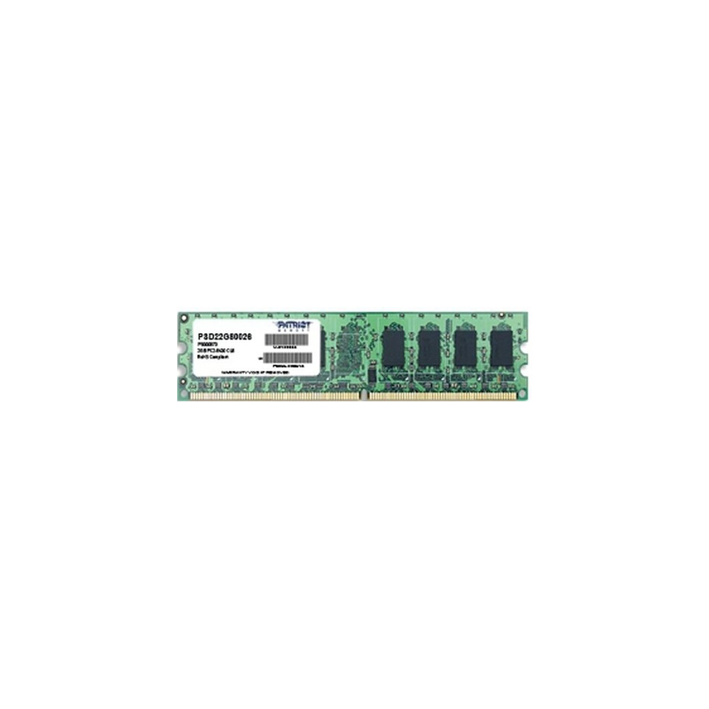 PATRIOT RAM DIMM 2GB DDR2 800MHZ CL6 NON ECC
