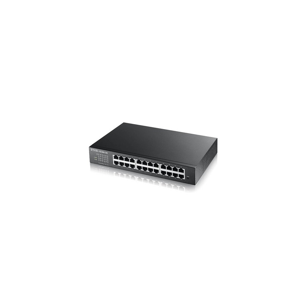 ZYXEL SWITCH MANAGED 24 PORTE GIGABIT, SUPPORTO IPV6, VLAN, DESIGN SENZA VENTOLE, DESKTOP/RACK