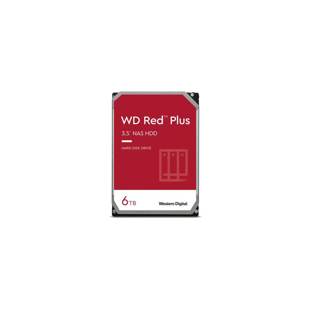 WESTERN DIGITAL HDD RED PLUS 6TB 3,5" 5400RPM SATA 6GB/S BUFFER 256MB