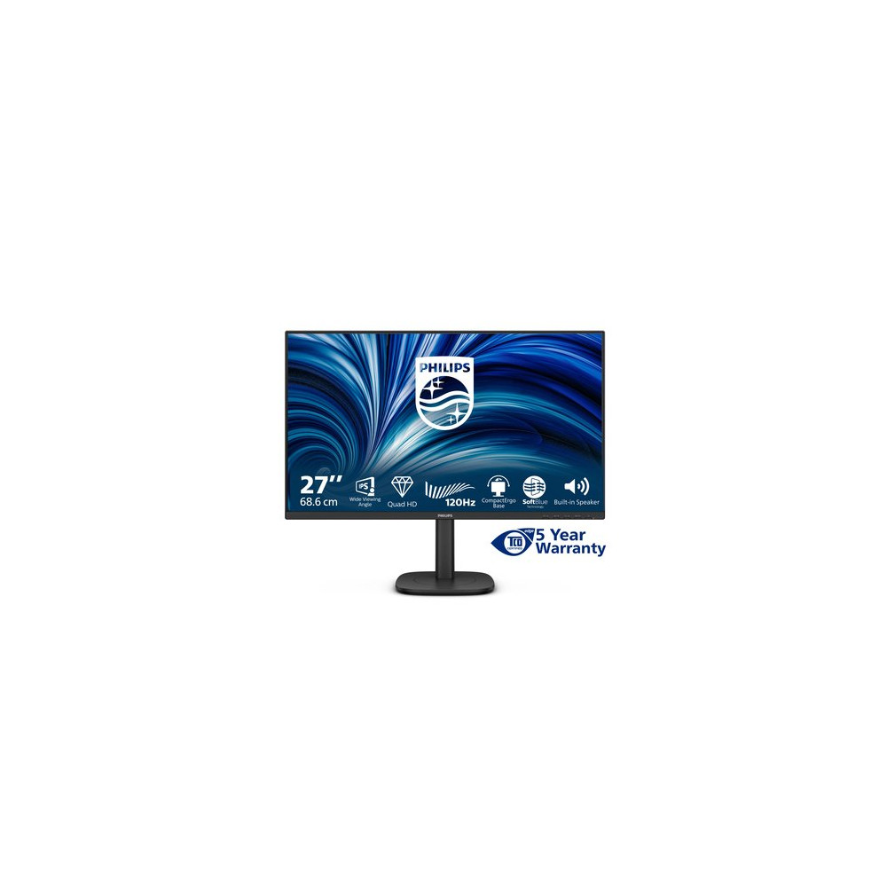 PHILIPS MONITOR 27 LED IPS QHD 16:9 4MS 350 CDM, PIVOT, DP/HDMI, MULTIMEDIALE