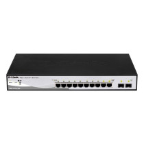D-LINK SWITCH 10 PORTE DI CUI 8 PORTE GIGABIT POE + 2 PORTE SFP SMART+