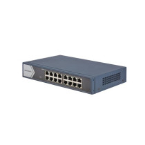 HIKVISION SWITCH 16 PORT GIGABIT UNMANAGED SWITCH 16  GIGABIT RJ45 PORTS, 19-INCH RACK-MOUNTABLE STE