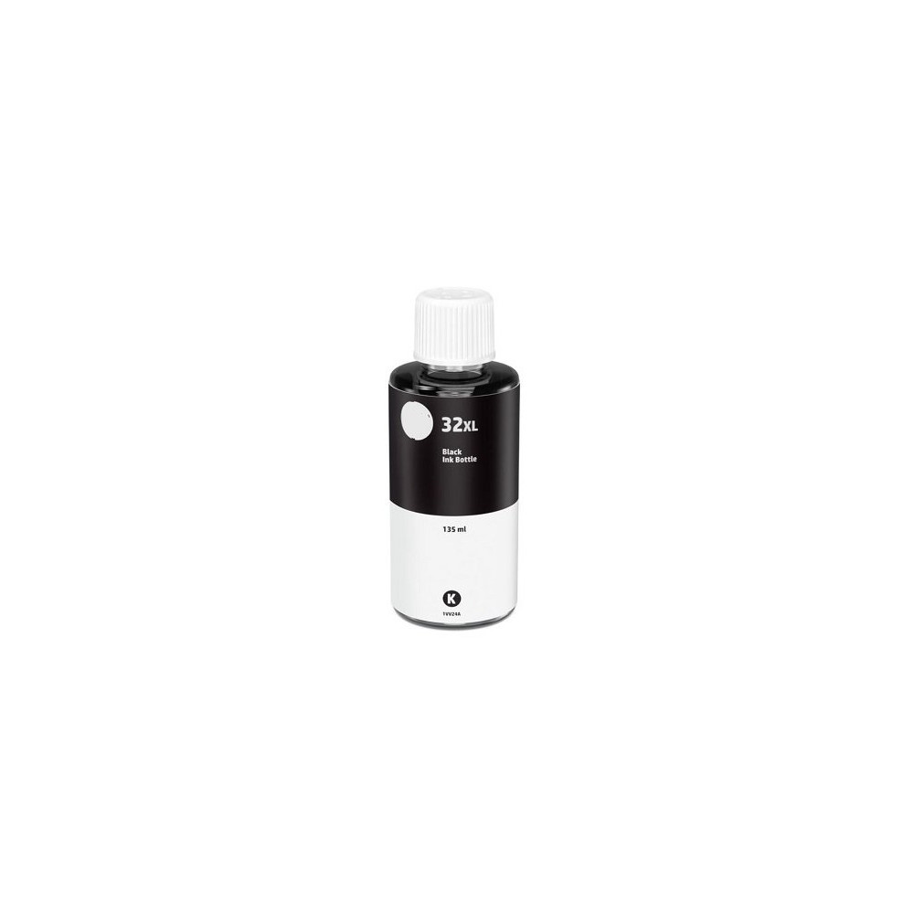 Black Pigment 135ML Compa HP 550,655,315,7305,7605,455,457 HPGT32XLBK