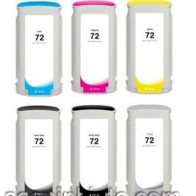 130ml Dye PBK for HP Designjet T1100,T1200,T1300,T2300,#72 HPC9370A
