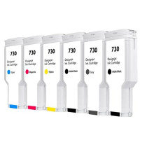 Matte Black 300ML Pigment Reman T1600,T1700,T2600,T940#P2V71A HP730XMBK
