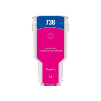 300ML Magenta Reman HP DesignJet T850,T870,XT870,XT950#676M7A HP738XLM