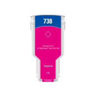 300ML Magenta Reman HP DesignJet T850,T870,XT870,XT950#676M7A HP738XLM