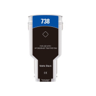 300ML Black Reman HP DesignJet T850,T870,XT870,XT950#498N8A HP738XLBK