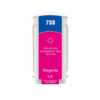 130ML Magenta Reman HP DesignJet T850,T870,XT870,XT950#498N6A HP738M