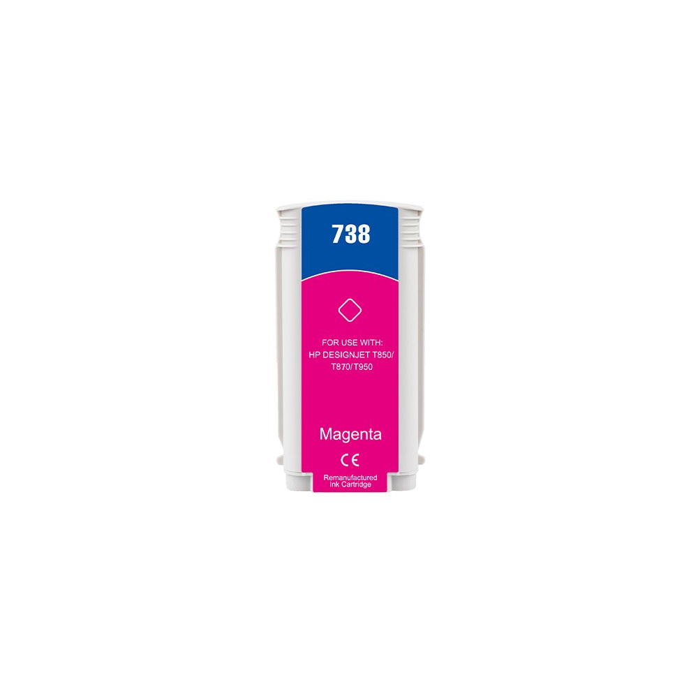 130ML Magenta Reman HP DesignJet T850,T870,XT870,XT950#498N6A HP738M