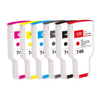 300ML Red PG Reg Designjet Z6,Z9,24,44-Zoll Ps#P2V81A HP746R