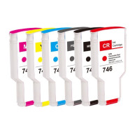 300ML Red PG Reg Designjet Z6,Z9,24,44-Zoll Ps#P2V81A HP746R